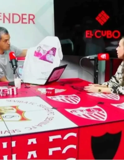 Angela en el programa