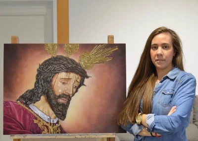 Representando su arte