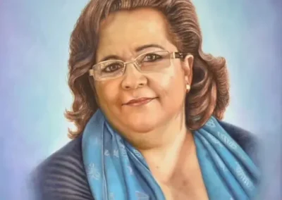 realizado por la artista plástica Angela